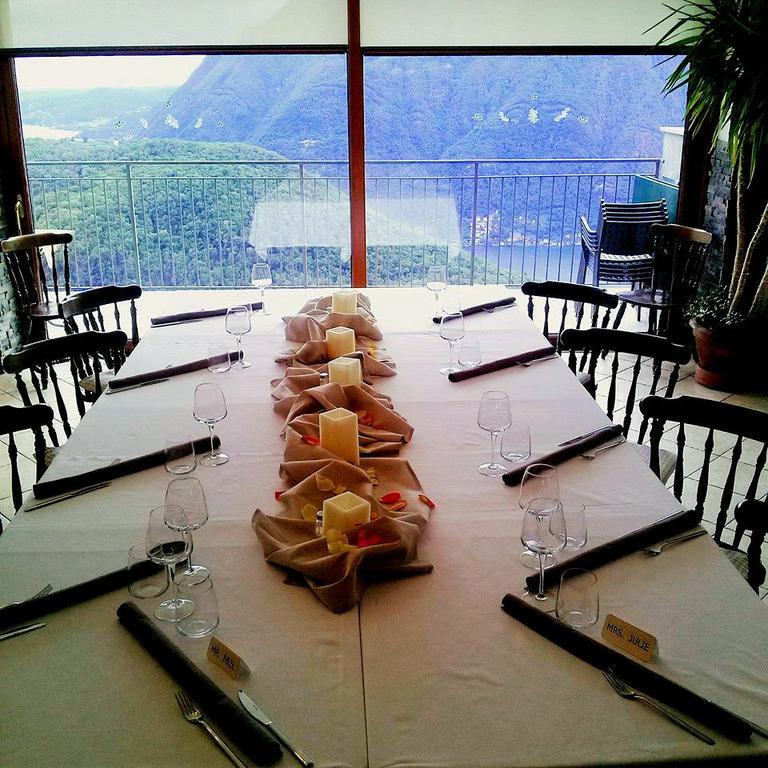 Ristorante Bellavista Con Locanda Veleso Bagian luar foto